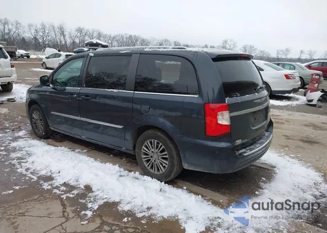 2014 Chrysler Town & Country Touring-L из США, поврежденный, VIN 2C4RC1CG7ER192107